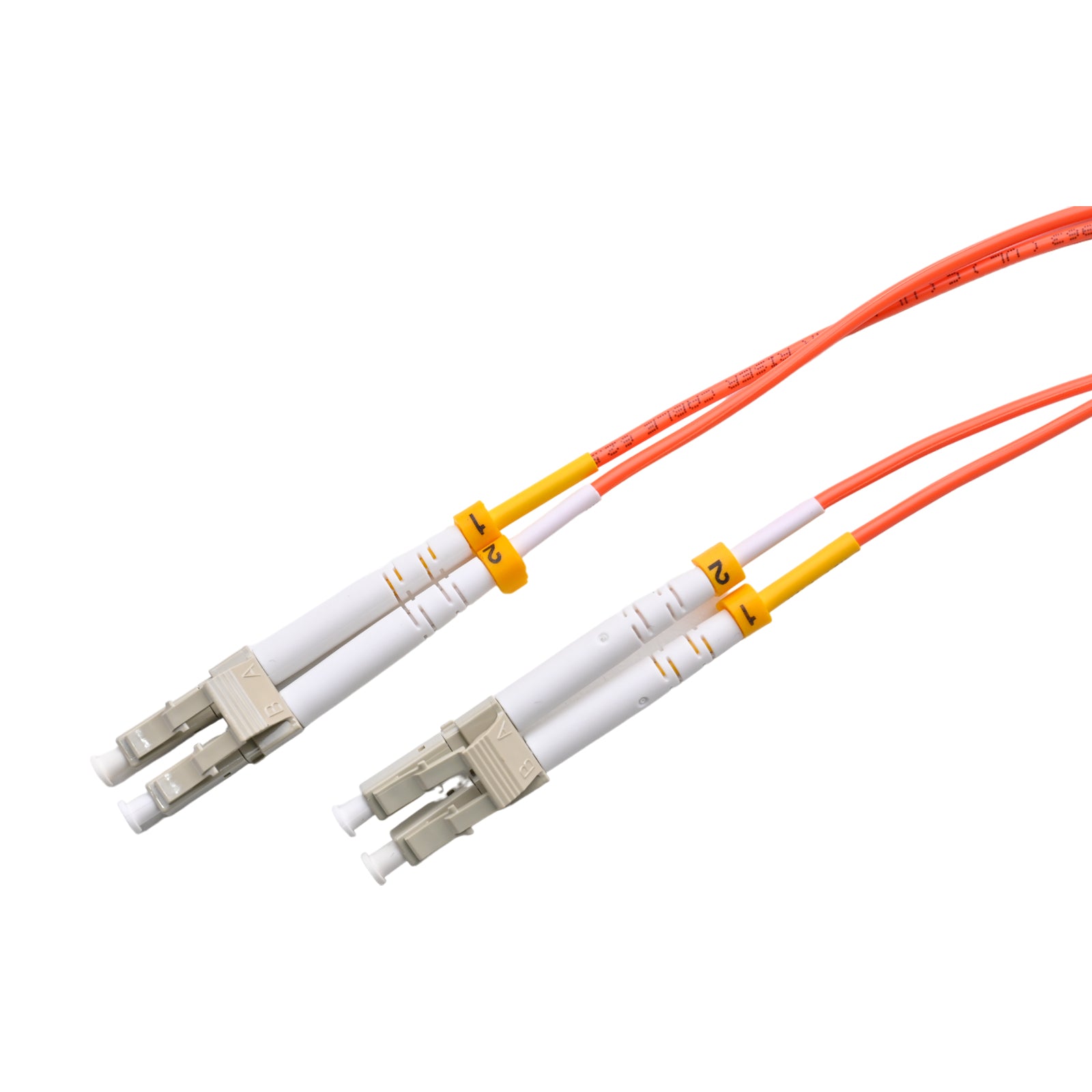 Patchcord LC/UPC - LC/UPC 62.5/125 Multimode OM1 Duplex Zip 2.0mm OFNR Orange